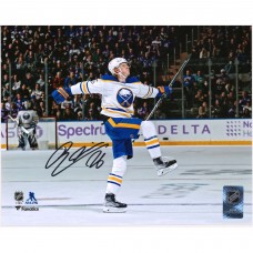 Autographed Buffalo Sabres Rasmus Dahlin Fanatics Authentic 8 x 10 White Jersey Celebration Photograph Autographed Buffalo Sabres Rasmus Dahlin Fanatics Authentic 8 x 10 White Jersey Celebration Photograph