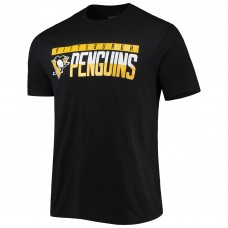 Pittsburgh Penguins Levelwear Richmond Wordmark T-Shirt - Black