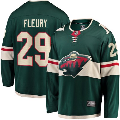 Джерси Minnesota Wild Marc-Andre Fleury Fanatics Green Home Breakaway