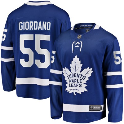Игровая джерси Mark Giordano Toronto Maple Leafs Home Breakaway - Blue