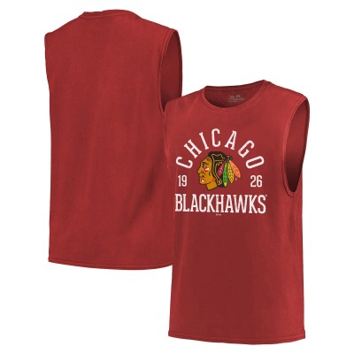 Майка Chicago Blackhawks Majestic Threads Softhand Muscle - Red