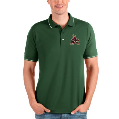 Поло Arizona Coyotes Antigua Affluent - Forest Green