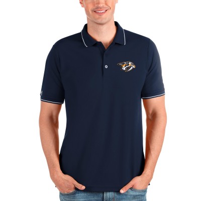 Поло Nashville Predators Antigua Affluent - Navy/White