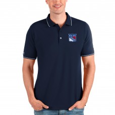 Поло New York Rangers Antigua Affluent - Navy/White