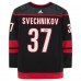 Игровая джерси Autographed Carolina Hurricanes Andrei Svechnikov Black Fanatics Authentic adidas Authentic