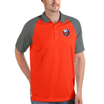 Поло New York Islanders Antigua Nova - Orange