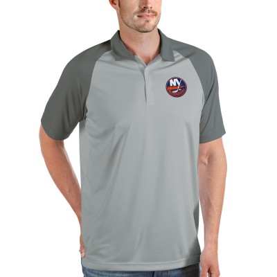 Поло New York Islanders Antigua Nova - Gray