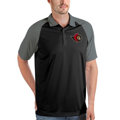 Поло Ottawa Senators Antigua Nova - Black