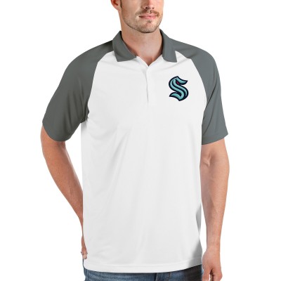 Поло Seattle Kraken Antigua Nova - White