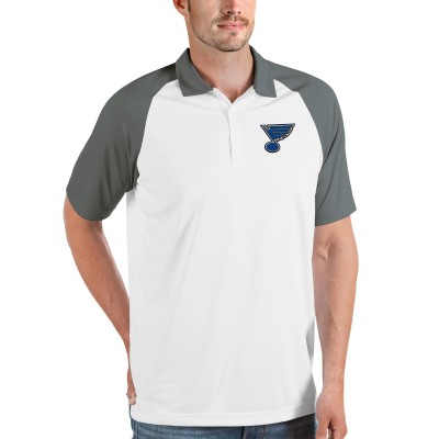 Поло St. Louis Blues Antigua Nova - White