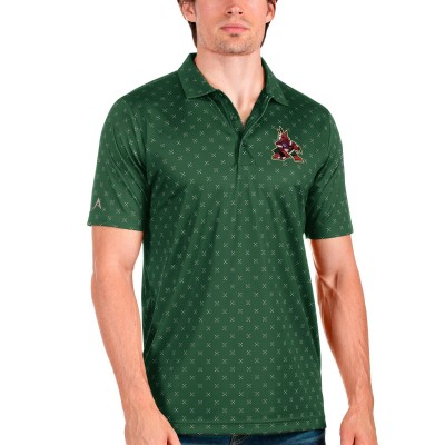 Поло Arizona Coyotes Antigua Spark - Forest Green