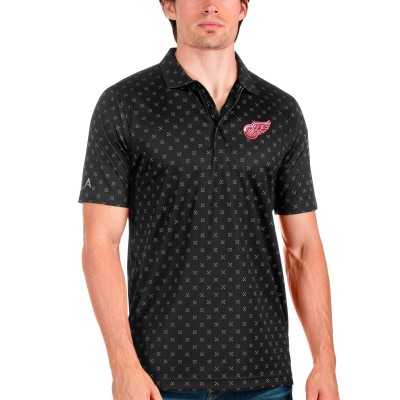 Поло Detroit Red Wings Antigua Spark - Black