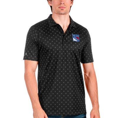 Поло New York Rangers Antigua Spark - Black