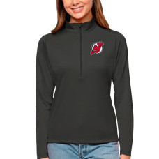 Женская пуловер New Jersey Devils Antigua Charcoal Tribute Top