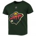 Подростковая Minnesota Wild Marc-Andre Fleury Green Player Name & Number T-Shirt