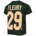 Подростковая Minnesota Wild Marc-Andre Fleury Green Player Name & Number T-Shirt