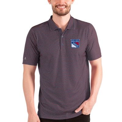 Поло New York Rangers Antigua - Heathered Navy/Red