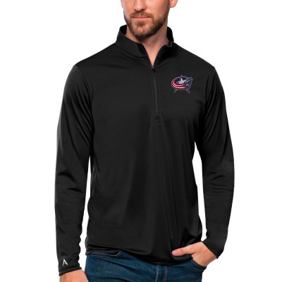 Кофта на молнии Columbus Blue Jackets Antigua Tribute - Black