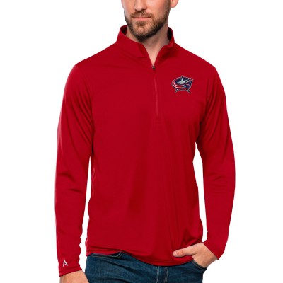 Кофта на молнии Columbus Blue Jackets Antigua Tribute - Red