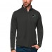 San Jose Sharks Antigua Charcoal Tribute Quarter-Zip Pullover Top