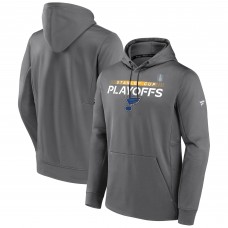 Толстовка St. Louis Blues Authentic Pro 2022 Stanley Cup Playoffs - Heathered Gray