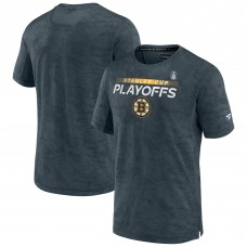 Boston Bruins Authentic Pro 2022 Stanley Cup Playoffs T-Shirt - Charcoal