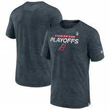 Carolina Hurricanes Authentic Pro 2022 Stanley Cup Playoffs T-Shirt - Charcoal