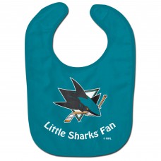 Newborn & Малышам San Jose Sharks WinCraft Little Fan All-Pro Baby Bib