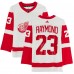 Autographed Detroit Red Wings Lucas Raymond Fanatics Authentic White adidas Authentic Jersey