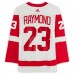 Autographed Detroit Red Wings Lucas Raymond Fanatics Authentic White adidas Authentic Jersey