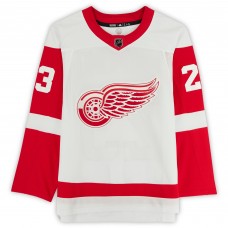 Autographed Detroit Red Wings Lucas Raymond Fanatics Authentic White adidas Authentic Jersey