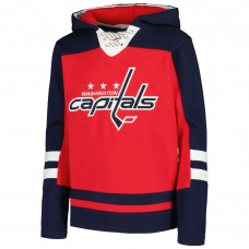 TJ Oshie Washington Capitals Youth Ageless Must-Have V-Neck Name & Number Pullover Hoodie - Red