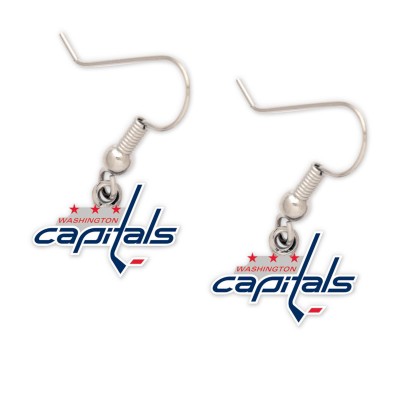 Серьги Washington Capitals WinCraft Logo Dangle