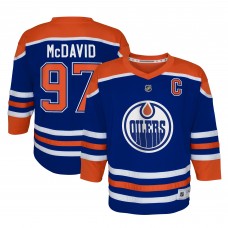 Подростковая Edmonton Oilers Connor McDavid Royal Home Replica Player Jersey