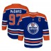 Подростковая Edmonton Oilers Connor McDavid Royal Home Replica Player Jersey
