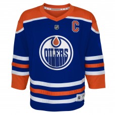 Подростковая Edmonton Oilers Connor McDavid Royal Home Replica Player Jersey