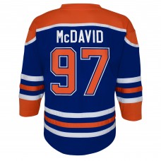 Подростковая Edmonton Oilers Connor McDavid Royal Home Replica Player Jersey