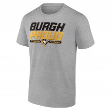 Pittsburgh Penguins Hometown Collection Burgh Proud T-Shirt - Heathered Gray
