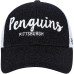 Женская бейсболка Pittsburgh Penguins 47 Black/White Encore MVP Trucker