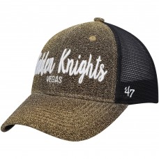 Vegas Golden Knights 47 Womens Encore MVP Trucker Snapback Hat - Gold/