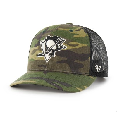 Бейсболка Pittsburgh Penguins 47 Trucker - Camo/Black