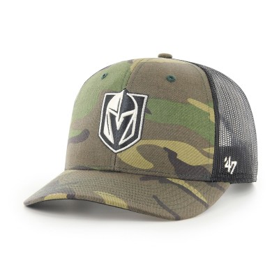 Бейсболка Vegas Golden Knights 47 Camo/Black Trucker