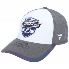 Autographed Tampa Bay Lightning Victor Hedman Fanatics Authentic 2020 Stanley Cup Champions Locker Room Cap