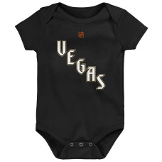 Детская Vegas Golden Knights Black Special Edition 2.0 Primary Logo Bodysuit