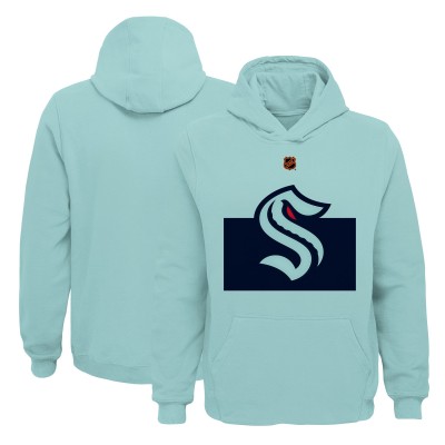 Толстовка Seattle Kraken Youth Special Edition 2.0 Primary Logo Fleece - Aqua