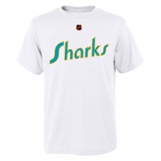 Футболка San Jose Sharks Youth Special Edition 2.0 Primary Logo - White