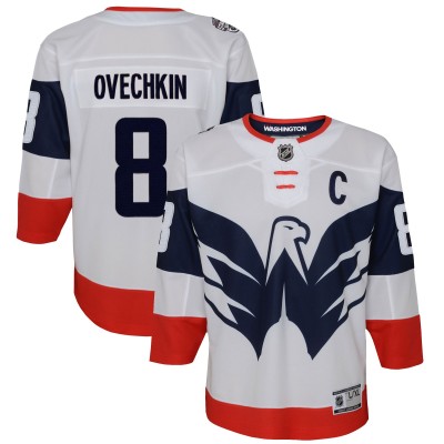 Игровая джерси Alexander Ovechkin Washington Capitals Youth 2023 NHL Stadium Series - White
