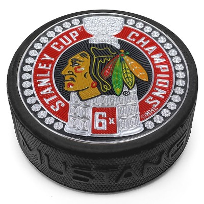 Шайба Chicago Blackhawks 6-Time Stanley Cup Champions 3 Dynasty Trimflexx