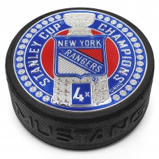 Шайба New York Rangers 4-Time Stanley Cup Champions 3 Dynasty Trimflexx