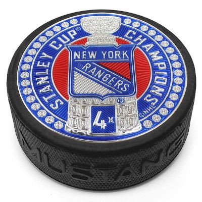 Шайба New York Rangers 4-Time Stanley Cup Champions 3 Dynasty Trimflexx